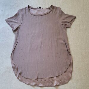 Acrobat 100% silk studded top